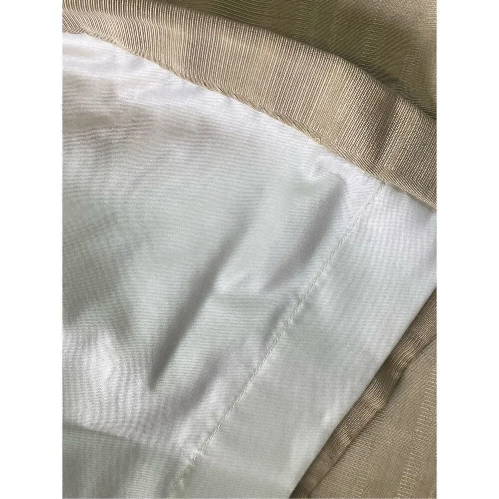 Classic Window Treatment Two Panel Currains Valance Tessels 36”W x 100”L Custom